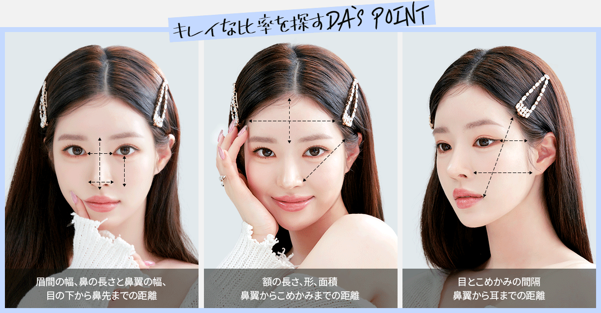 キレイな比率を探すDA’s POINT