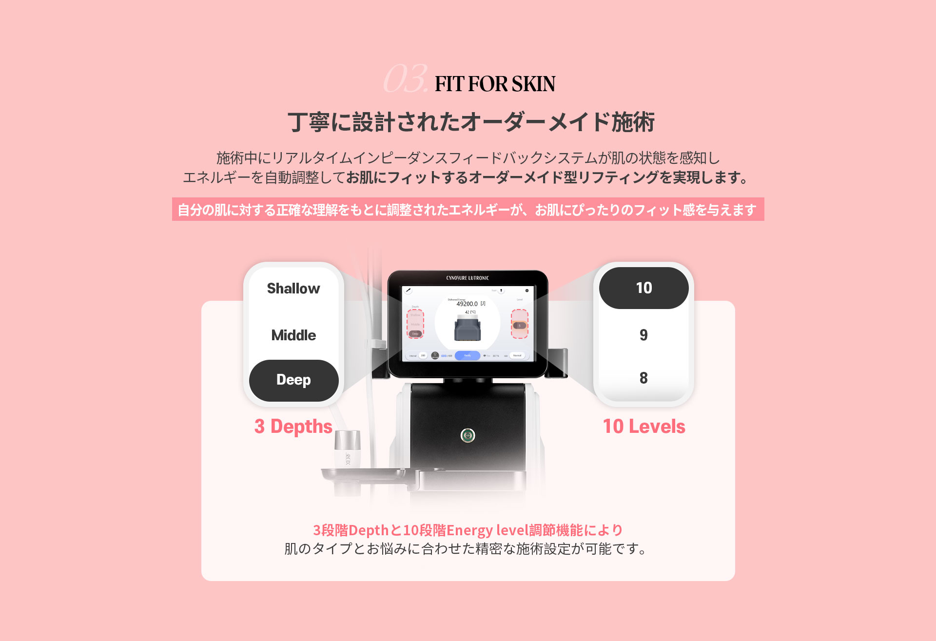 DAザーフ- 03.丁寧に設計されたオーダーメイド施術