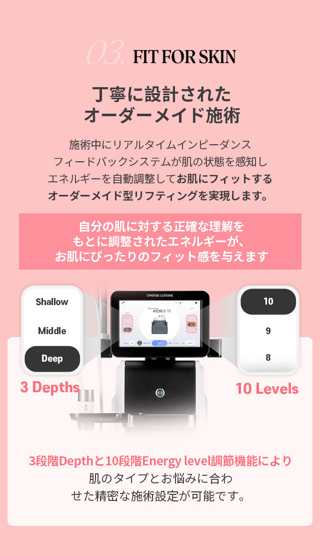 DAザーフ- 03.丁寧に設計されたオーダーメイド施術